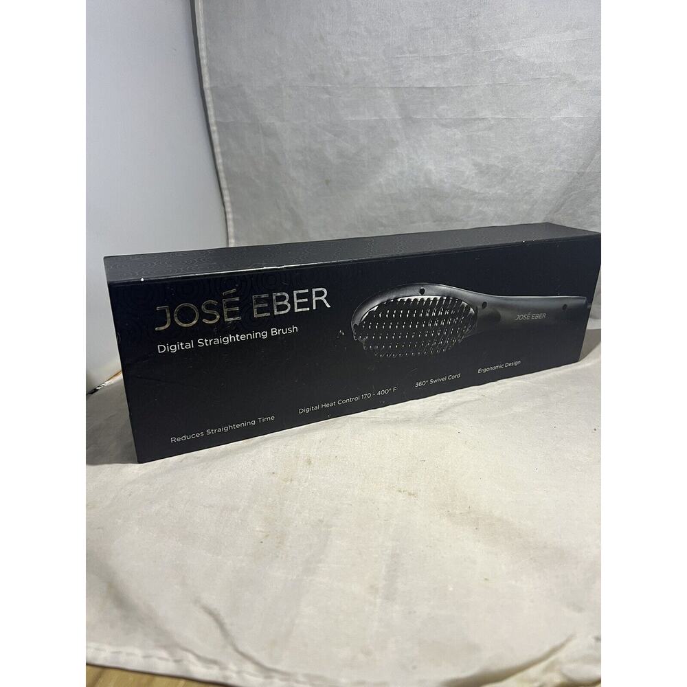 José Eber Digital Straightening Brush Tested Works Amazing
